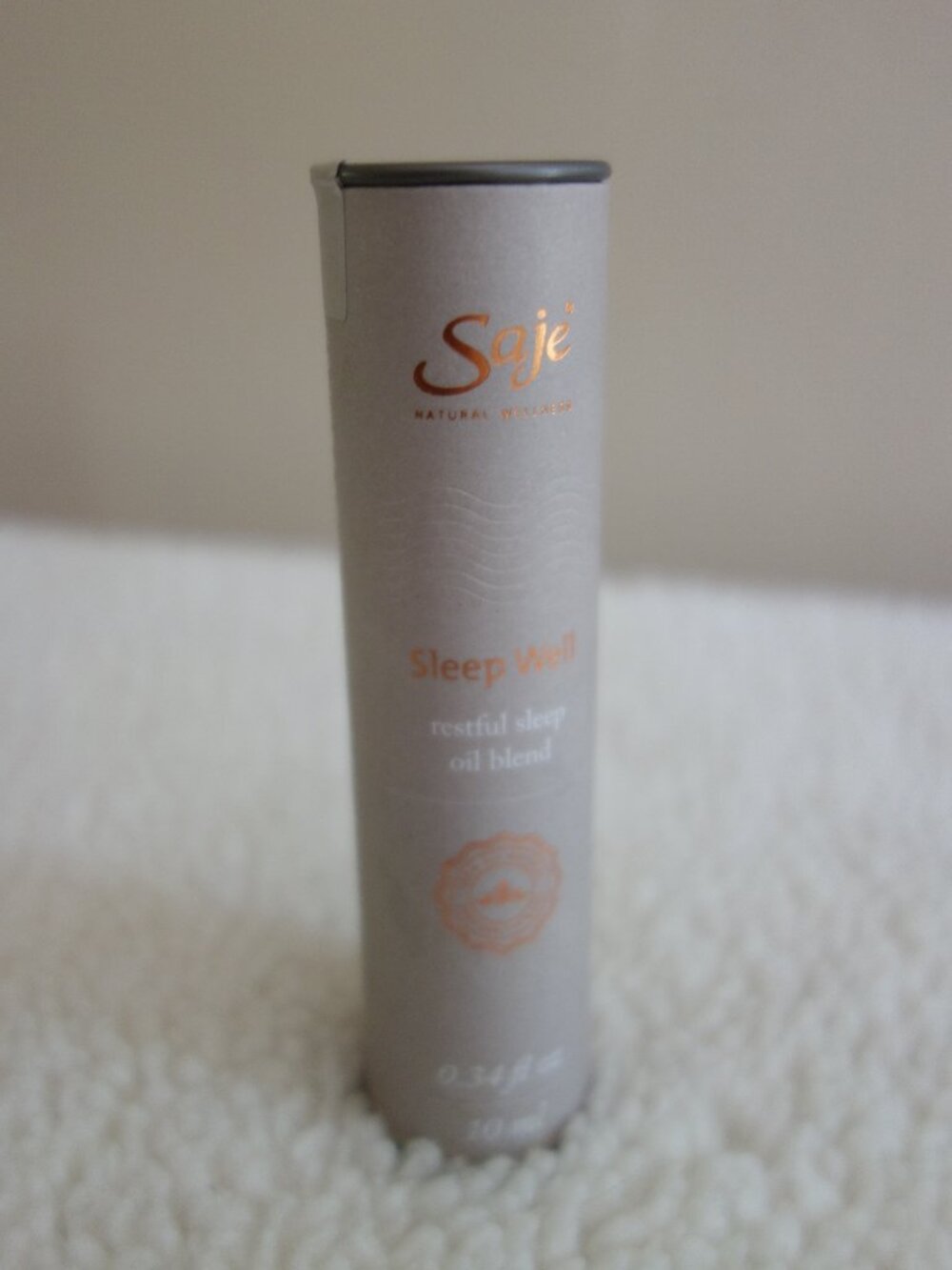 New Sealed SAJE Sleep Well Restful Sleep Oil Blend .34 oz/10ml